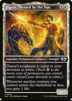 X 1 Daxos, Blessed by the Sun NM MUL 002 MTG Magic The Gathering - Image 1