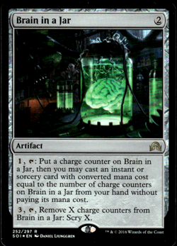 x1 Brain in a Jar - Foil R MTG Shadows over Innistrad NM, English - Image 1