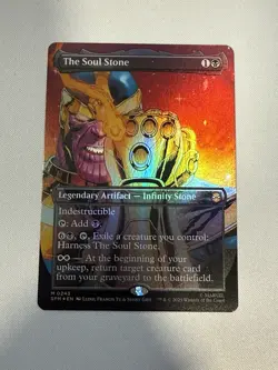 The Soul Stone (Borderless) Foil Near Mint- IN HAND - Image 1