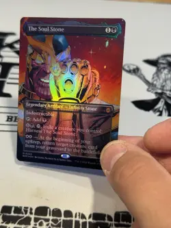 The Soul Stone (Borderless) Foil Near Mint- IN HAND - Image 3