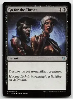 MTG Go for the Throat U Commander 2017 114 LP - Image 1