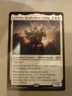 Adeline, Resplendent Cathar Commander: Tarkir: Dragonstorm Regular - Image 1