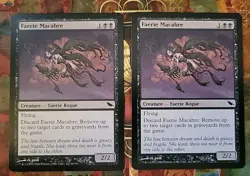 MTG Faerie Macabre x2 NM ~Shadowmoor (Magic the Gathering)*Free Shipping* - Image 1