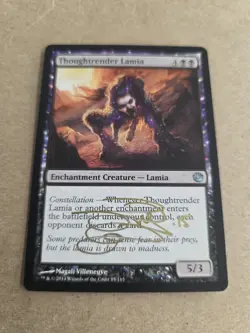 Thoughtrender Lamia Signed By Magali Villeneuve Magic the Gathering - Image 1