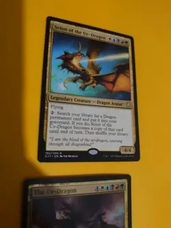 The Ur-Dragon (FOIL) & Scion of the Ur-Dragon C17 dragon avatar MTG 2 Card. - Image 3
