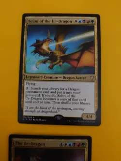 The Ur-Dragon (FOIL) & Scion of the Ur-Dragon C17 dragon avatar MTG 2 Card. - Image 5