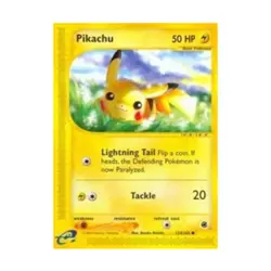 Pokemon Expedition Pikachu (C) #124 NM - Image 1