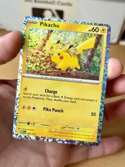 2025 POKEMON MCDONALD’S DRAGON DISCOVERY PIKACHU HOLO CARD #002/015 - Image 1