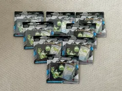 Lot of 8 Pokemon Scarlet Violet Black Bolt Tech Sticker Collection 3-Pack - Image 1