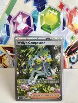 Wally's Compassion 186/132 Special Illustration Rare - Pokemon Mega Evolution NM - Image 1