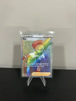 Pokemon TCG Bea Rainbow Rare Vivid Voltage Card 193/185 Near Mint Condition - Image 1