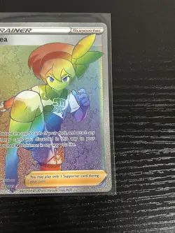 Pokemon TCG Bea Rainbow Rare Vivid Voltage Card 193/185 Near Mint Condition - Image 3