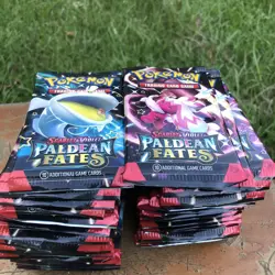 Pokemon TCG S&V - Paldean Fates Booster Pack Lot 36 FACTORY SEALED PACKS - Image 1