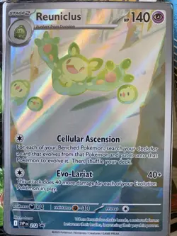 Pokemon TCG Black Bolt & White Flare Illustration Rare Reuniclus Promo SVP 212 - Image 1