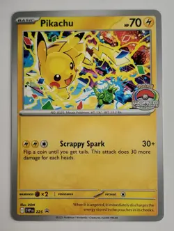 Near Mint - Pokemon World Championships 2025 Pikachu #225 - Black Star Promo - Image 1