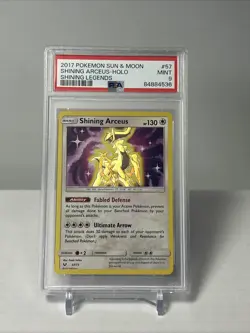 PSA 9 Shining Arceus 57/73 (Shiny Holo) - 2017 Pokemon SM Shining Legends - Image 1