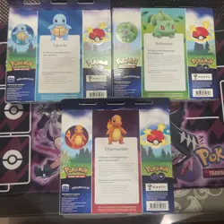 Charmander Squirtle Bulbasaur Pokemon TCG Go Pin Collection Box 3 Boxes 820650850813 - Image 2