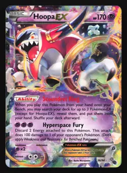 Pokemon Hoopa EX 36/98 Ancient Origins Ultra Rare Holo HP - Image 1
