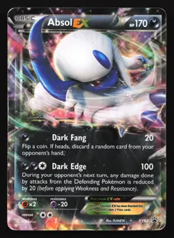 Pokemon Absol EX XY62 XY Holo Black Star Promo HP - Image 1