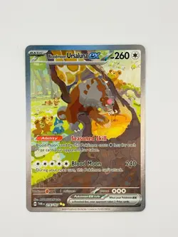 Bloodmoon Ursaluna ex 216/167 Pokemon TCG SV06: TWM Special Illustration Rare - Image 1