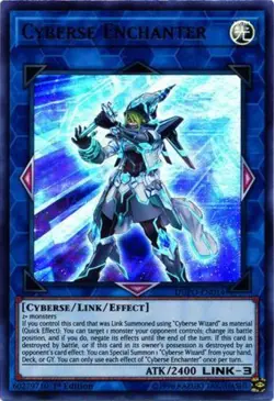 x3 Cyberse Enchanter - DUPO-EN014 - Ultra Rare - 1st Edition Yu-Gi-Oh! M/NM - Image 1
