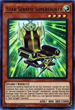x1 Star Seraph Sovereignty - DUPO-EN061 - Ultra Rare - 1st Edition Yu-Gi-Oh! M/N - Image 1
