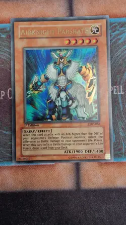 Yugioh TCG - LOD-062 Airknight Parshath - Ultra Rare 1st Edition - NM - Image 1
