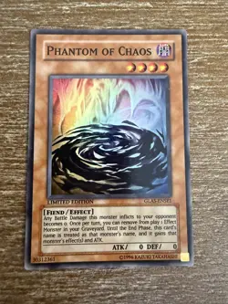 Yu-Gi-Oh! Phantom of Chaos Gladiator's Assault GLAS-ENSE1 Limited Ed Super Rare - Image 1
