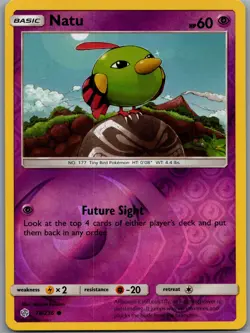 Natu 78/236 Reverse Holo SM - Cosmic Eclipse - Pokemon Card - NM - Image 1