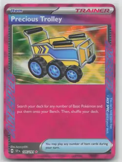 Pokemon Card Precious Trolley ACE SPEC Rare SV08: Surging Sparks 185/191 NM - Image 1