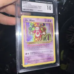 Mr. Mime CLB 013/034 Pokemon Card - CGC 10 GRADED GEM MINT - TCG Classic - Image 1