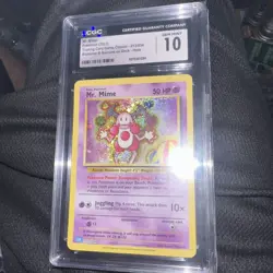 Mr. Mime CLB 013/034 Pokemon Card - CGC 10 GRADED GEM MINT - TCG Classic - Image 3