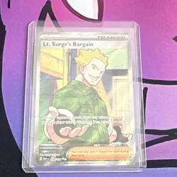 Lt. Surge’s Bargain 170/132 Mega Evolution Ultra Rare Pokemon Card English NM - Image 1