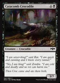 Catacomb Crocodile - Light Play MTG Ravnica Allegiance - Image 1