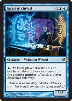 Jace's Archivist - Commander 2013 #48/356 MTG Magic The Gathering - Image 1