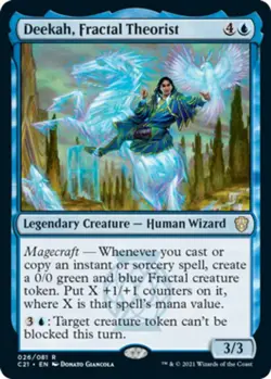 Deekah, Fractal Theorist - Commander 2021 #026/081 MTG Magic The Gathering - Image 1