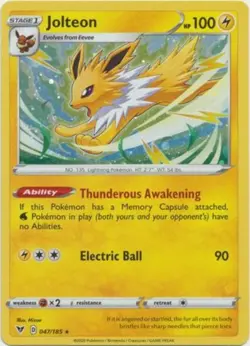 Jolteon - 047/185 - Cosmos Holo NM, English MTG Pokemon Promos - Image 1