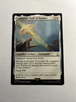 Caduceus, Staff of Hermes Universes Beyond: Assassin's Creed MTG + Bonus Rare!!! - Image 1