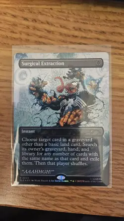 Surgical Extraction #2003 MTG Secret Lair Spider-Man Venom (Full Color) FOIL - Image 1