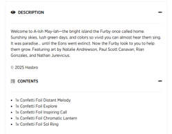 Secret Lair X Furby: Doo-Ay Noo-Lah Confetti Foil Edition Presale MTG - Image 2