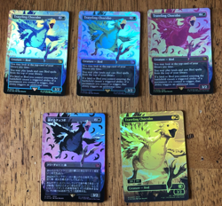 MTG - Traveling Chocobo - Foil -Red, Green, Gold, Blue, Black Promo - SEE VIDEO! - Image 1