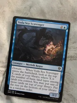 2022 MTG Voda Sea Scavenger 074/281 NM Dominaria United Common Blue Creature - Image 1