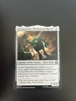 Living Brain Mechanical Marvel - MTG: Marvel's Spider-Man Regular Uncommon 167 - Image 1