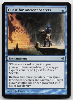 MTG Quest for Ancient Secrets U Zendikar 59 MP - Image 1