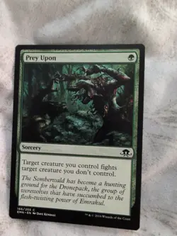 2016 MTG Prey Upon 166/205 NM Eldritch Moon Common Green Sorcery - Image 1