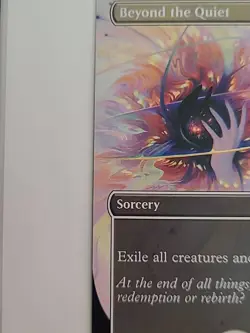 MTG Beyond The Quiet 0303 (Rare Borderless) Edge of Eternities NM - Image 3