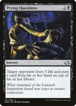 Prying Questions Eldritch Moon (EMN) MTG Magic Cards F#221 - Image 1
