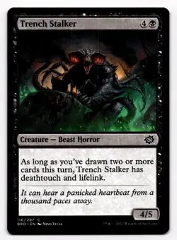 MTG The Brothers' War Trench Stalker 116/287 NM Magic the Gathering - Image 1