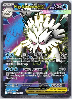 Mega Abomasnow ex 157/132 ME01: Mega Evolution - Pokemon Card - NM - Image 1