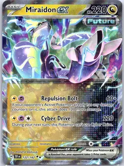 Miraidon ex 122/162 SV05: Temporal Forces - Pokemon Card - NM - Image 1